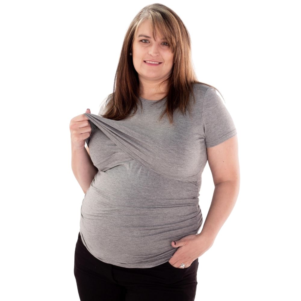 Breastfeeding Friendly Maternity T-Shirt