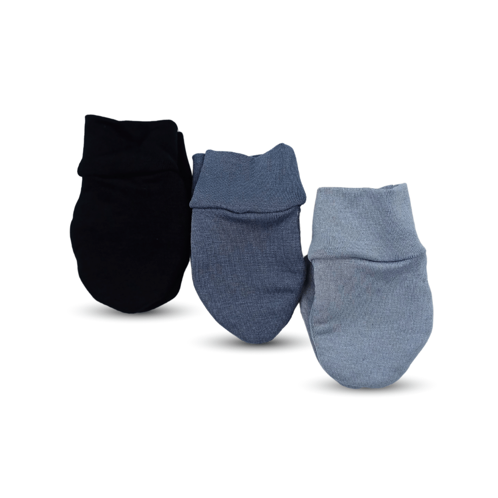 Newborn Baby Mittens – 3 Pack with inner lining - Moms Bliss