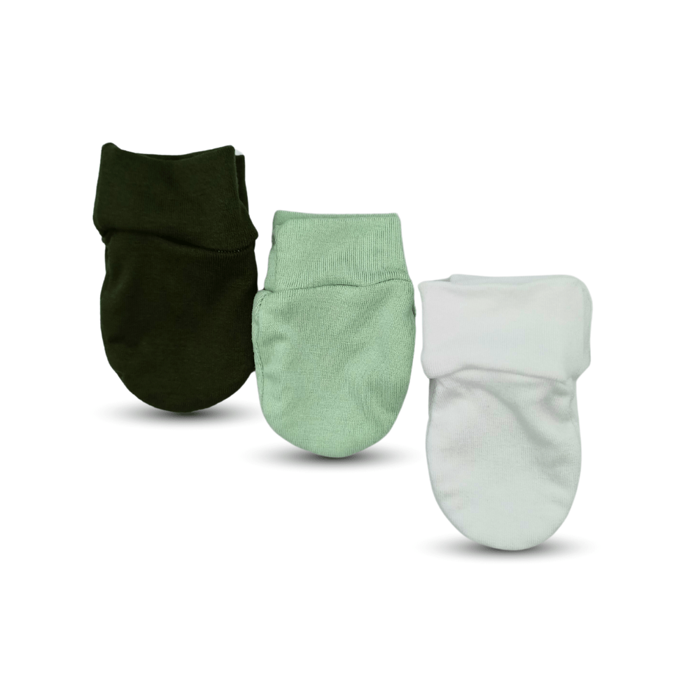 Newborn Baby Mittens – 3 Pack with inner lining - Moms Bliss