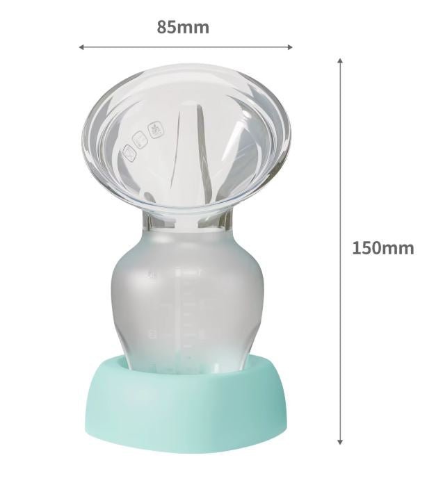 Silicone Manual Breast Pump – 120ml | Gentle & Portable - Moms Bliss