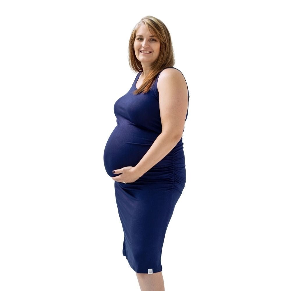 Sleeveless Maternity Dress - Moms Bliss