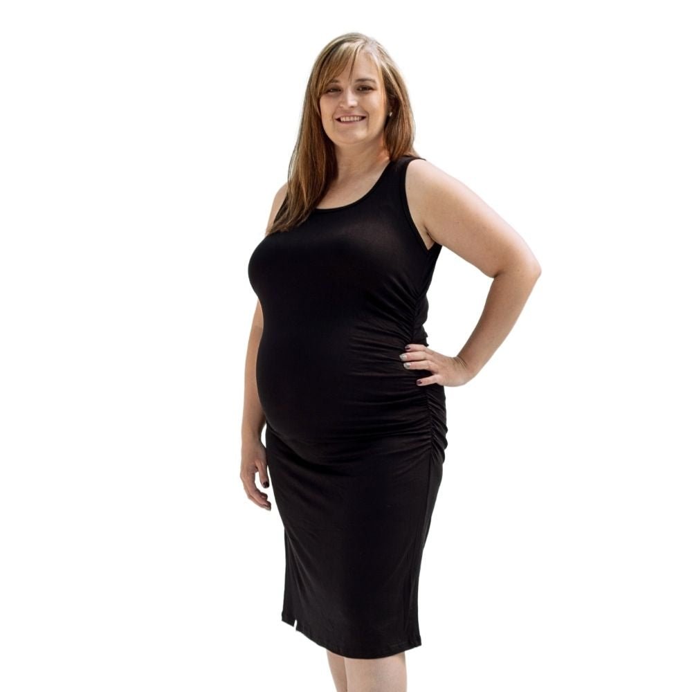 Sleeveless Maternity Dress - Moms Bliss