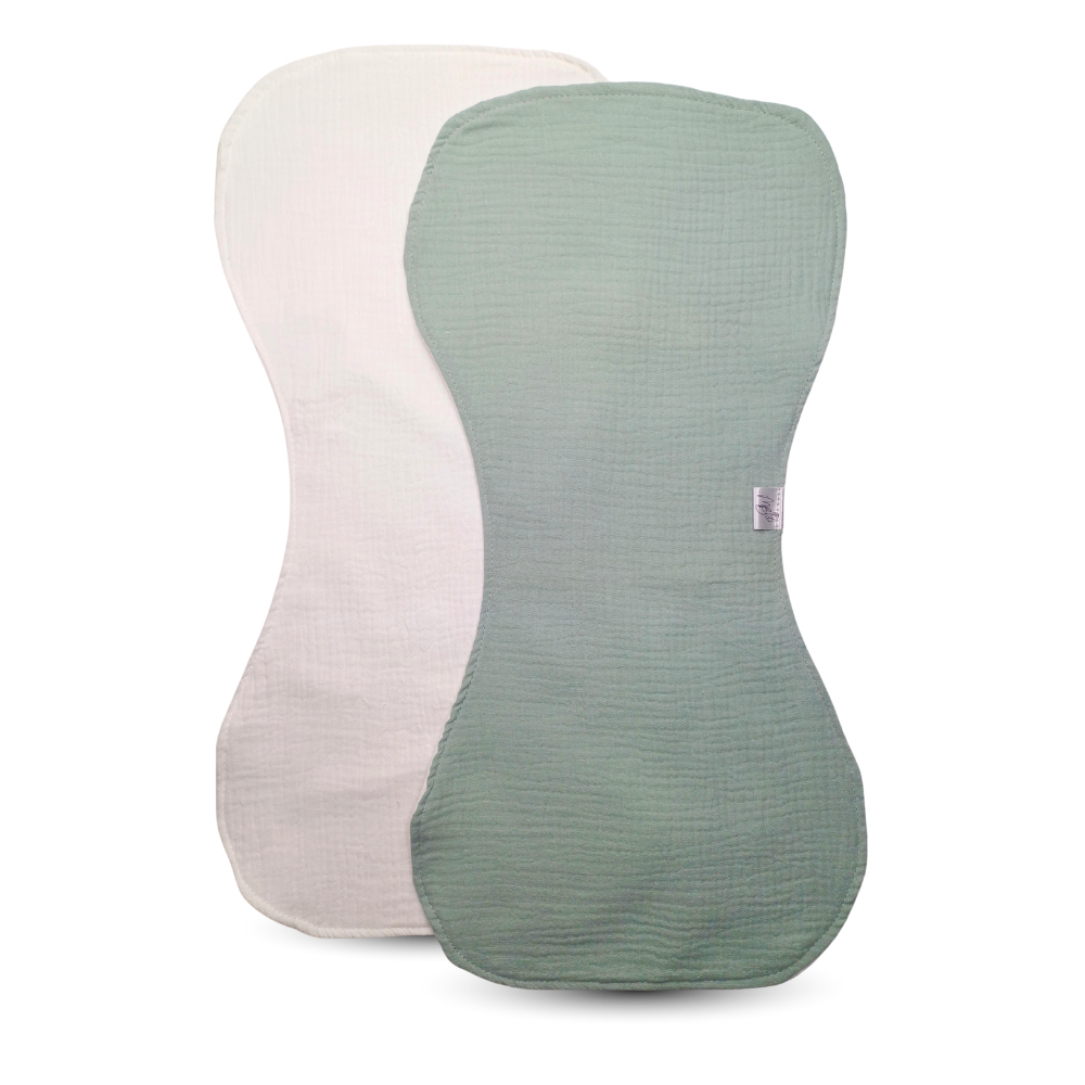 Muslin Burp Cloths - 2 Pack