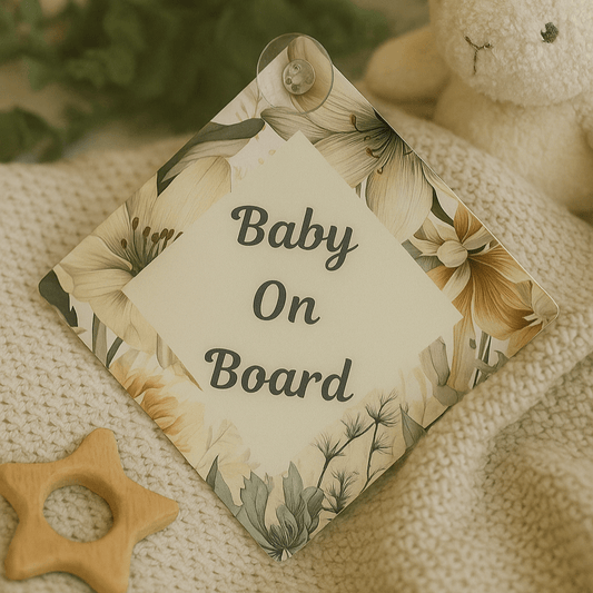 Baby On Board Sign - Winter Lilly - Moms Bliss
